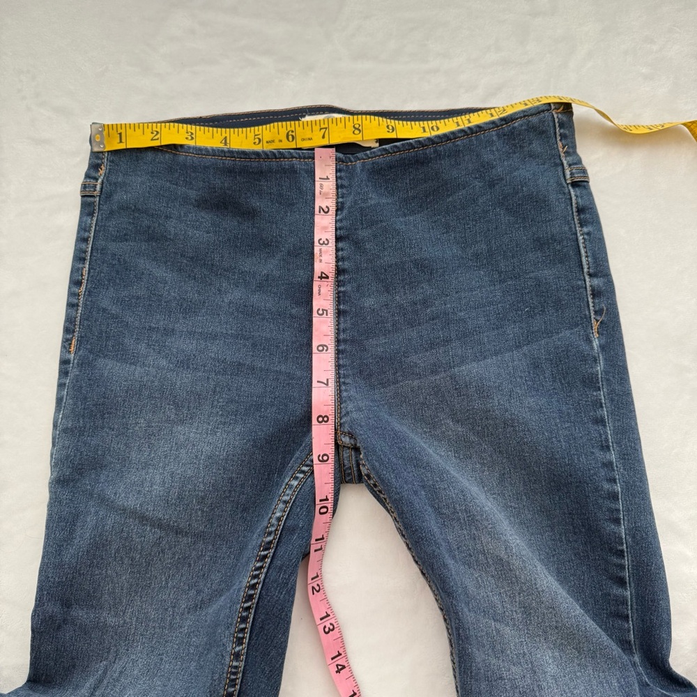 Free People We The Free Penny Pull-On Flare Jeans in Roll Of The Dice Size 27 - Picture 9 of 12